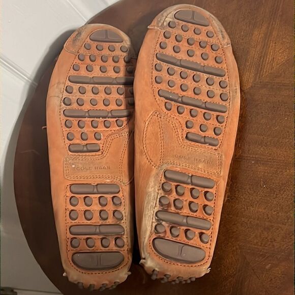 🔥🔥 COLE HAAN Peach Slip On Loafers in Fair/Good Condition - Men Sz 12 - Picture 8 of 8